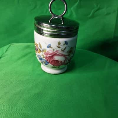 Vintage Royal worchester egg coddler in Bournemouth pattern