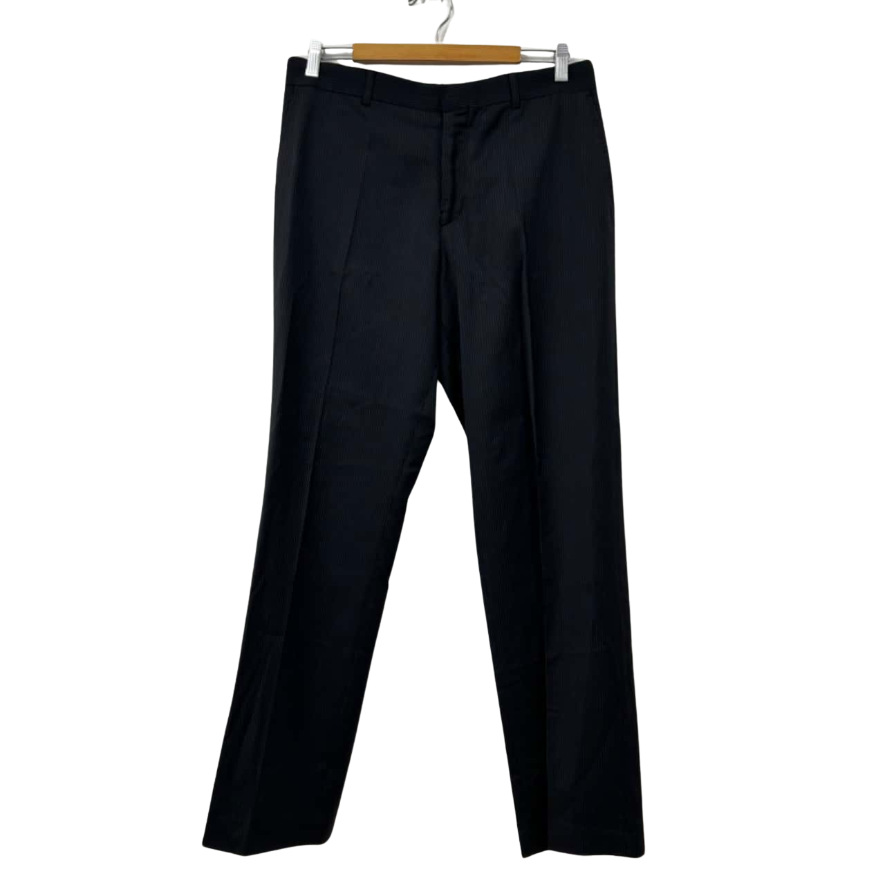 Saba Mens Size 36 Black Wool Pants(s)