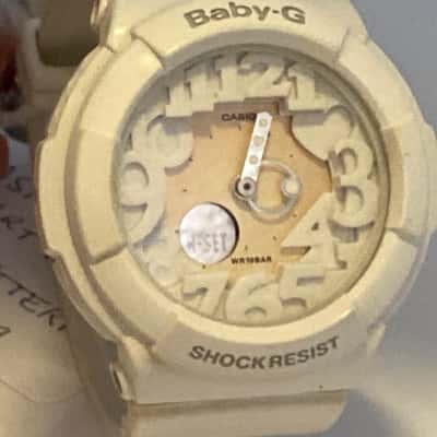 Casio Womens Watch White Baby-G