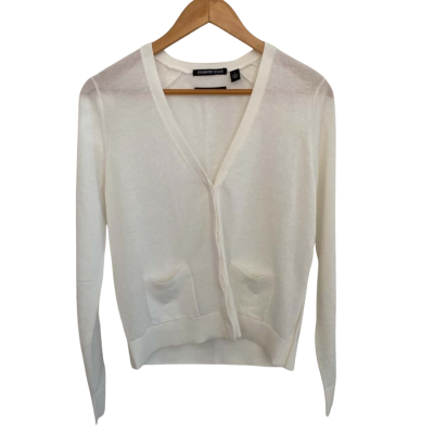 Country Road Womens  Size S Button-down Cardigan Off White 