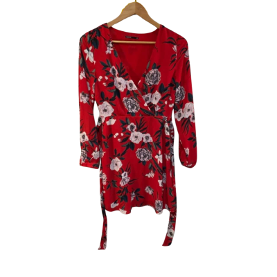 Tokito Womens  Size 8 Floral / Red / White Dress