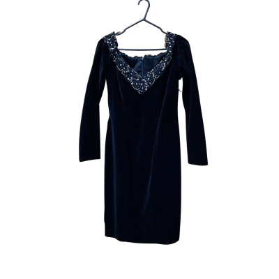  Womens  Teena Varigos Size 12 Cocktail Dress Black  