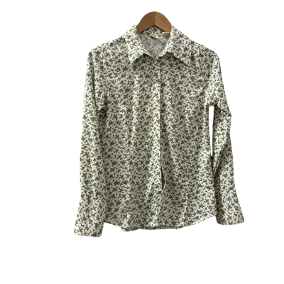 Levis Green Floral Long Sleeve Shirt - Size XsS