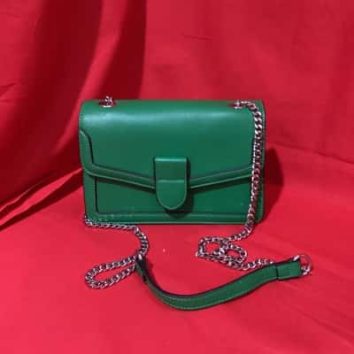 New Green Louenhide Sienna Crossbody Bag