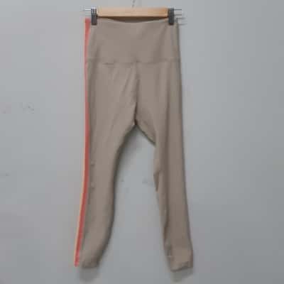 Lorna Jane Womens Leggings Beige Size S