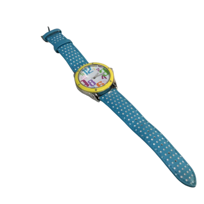 Women’s Multicoloured Face Watch with Blue Strap Works 