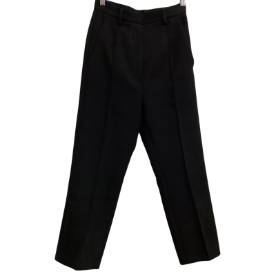 Maison Margiela Wool Blend  Size 6 Straight Leg Pants Black  
