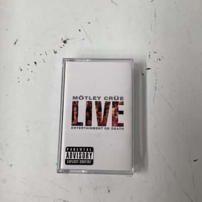 Motley crue live: entertainment or death audio cassette tape 