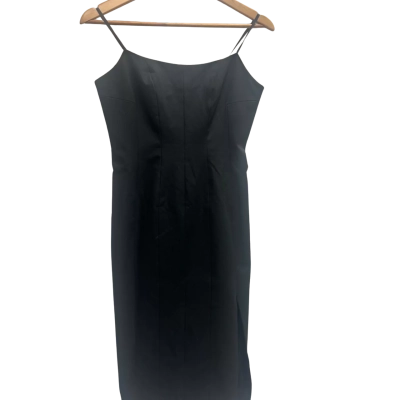 Finders Keepers Womens  Size M Midi Dress Black  