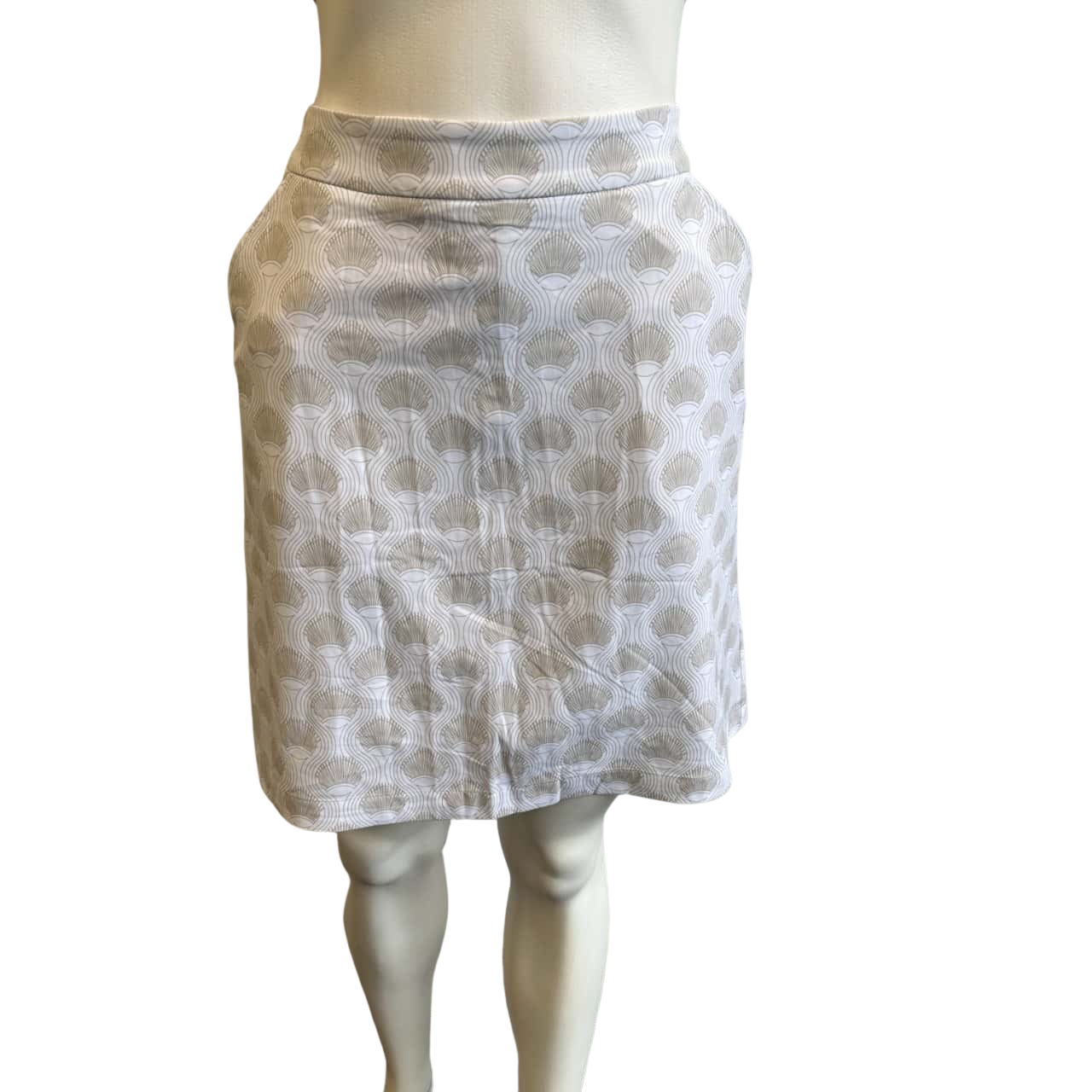 YEAR OF OURS Womens White Mini Active Wear Circle Skort