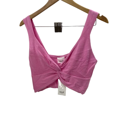 Seed Womens  Size M Singlet Top Pink  BNWT RRP $99.95