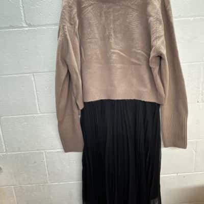 City Chic Womens  Size 18 / M Black  / Brown dress