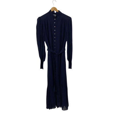 Witchery Womens  Size 10 Maxi Dress Navy Blue 