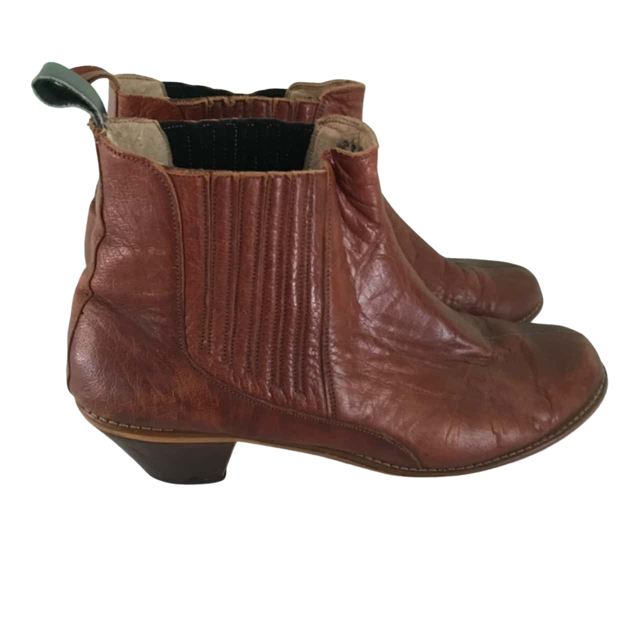 Gipsey Womens Leather Boots Size 9 Brown