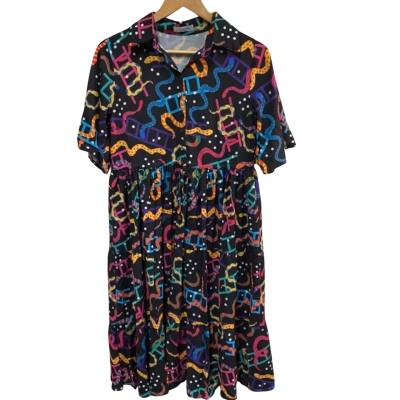 Little Party Dress Size 8 Snakes and Ladders Dress