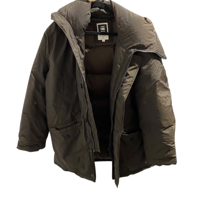 G-Star Raw Mens Size L Puffer Brown 80% DOWN 20% FEATHER
