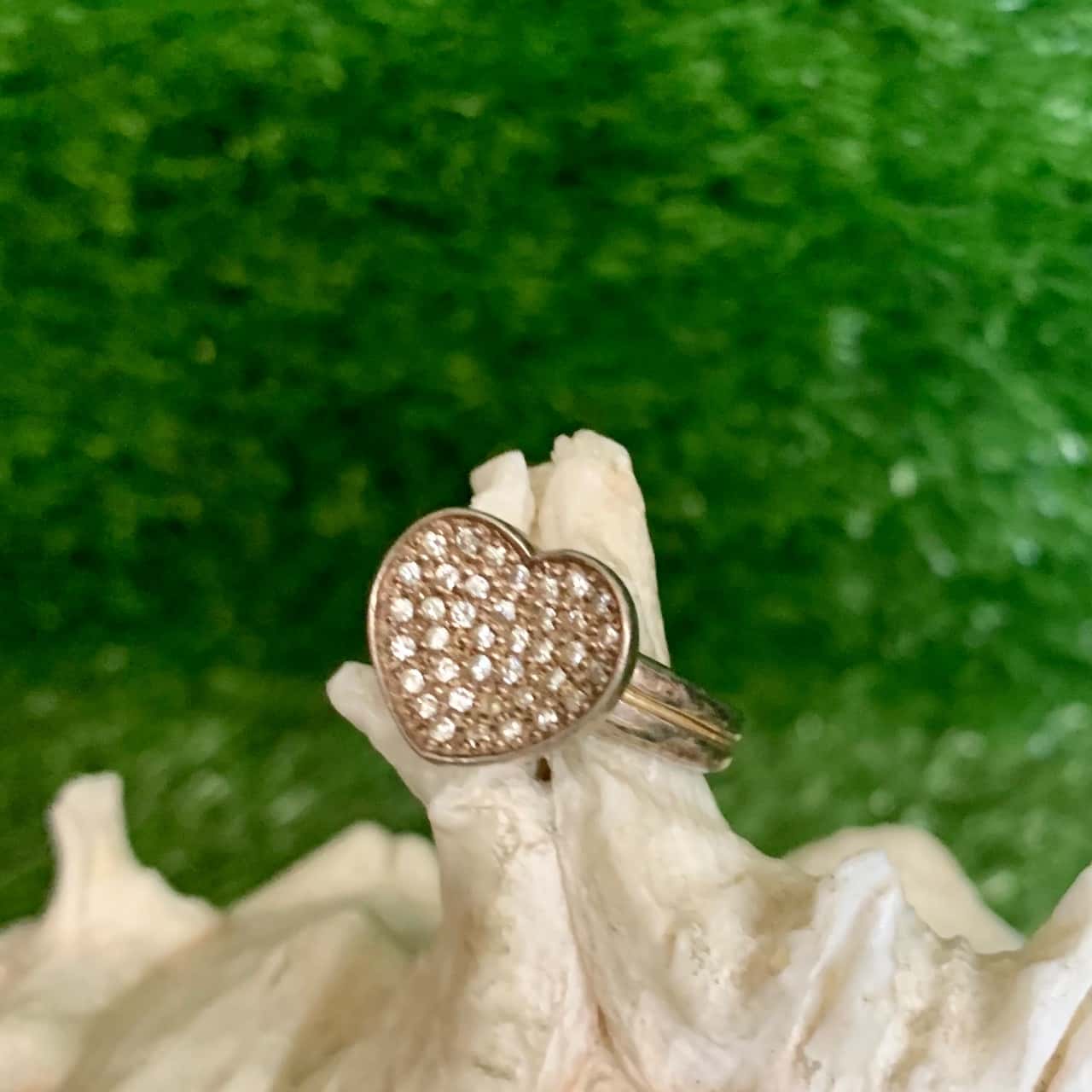 .925 Sterling Silver Tiara Heart Crown Band Ring – Unisex Friendship Promise Ring