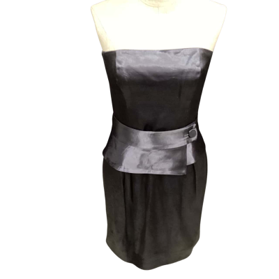 Zimmermann Womens  Size 1 Strapless Dress Navy Blue 