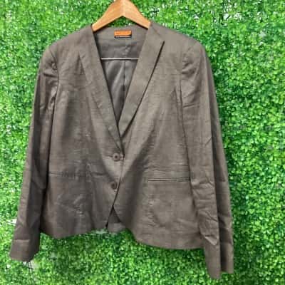  Digbys Womens  Size 16 Blazer Brown 