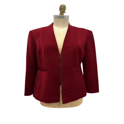 Anthea Crawford Womens  Size 14 Winter Jacket Red 