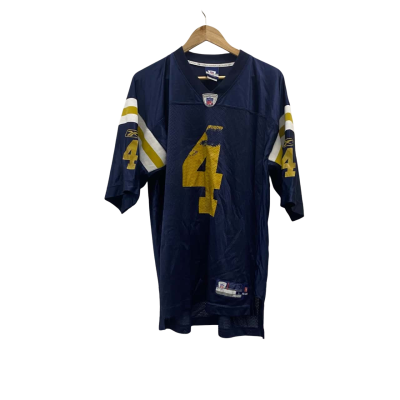 RBK NFL Favre Unisex  Size L Jersey Navy Blue 