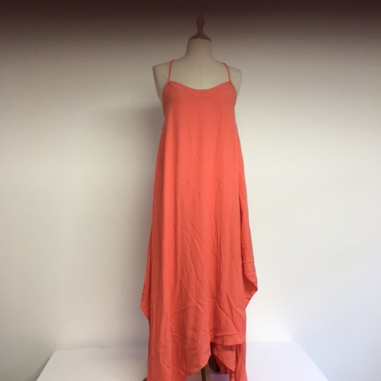 Laura Ashley Womens Size 10 Maxi Dress Orange (s)