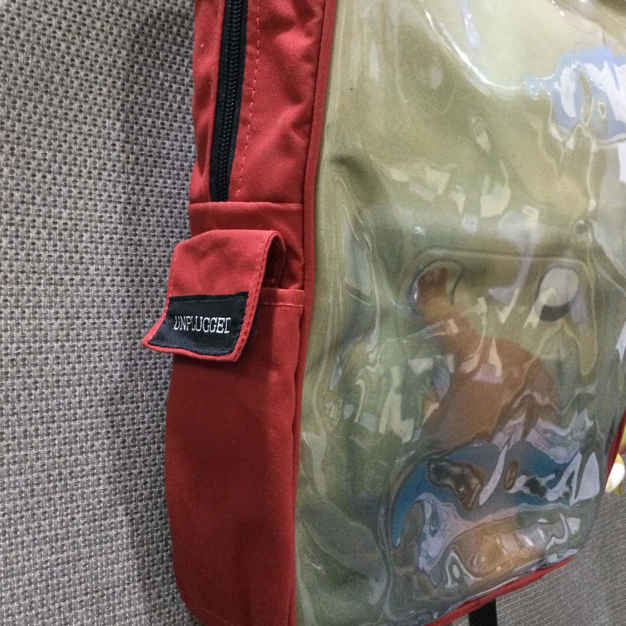 Unplugged, Unisex BackPack, Red/Yellow (RRP 160.00)