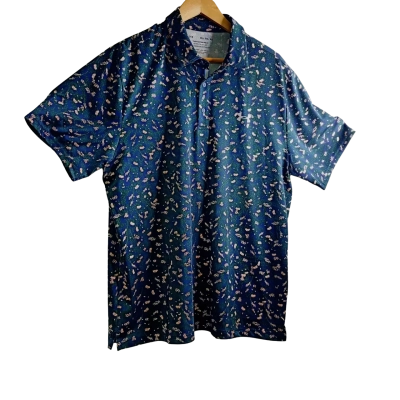 BNWT Under Armour Mens  Size XL Polo Shirt Multicoloured / Pattern 