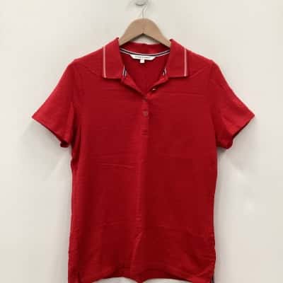 Sportscraft 100% Cotton Polo Red Size L