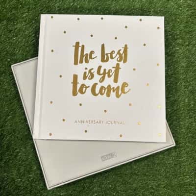 Kikki K White Hardcover Anniversary Journal (New in Box)