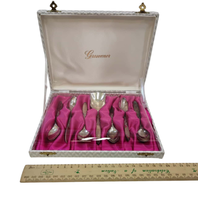 Floral Carved Teaspoon  Set