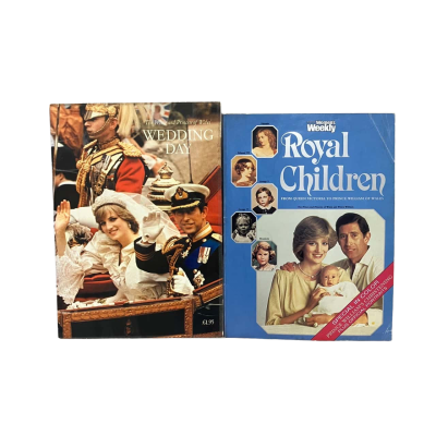 Prince William and Princess Diana 2 Book Set
