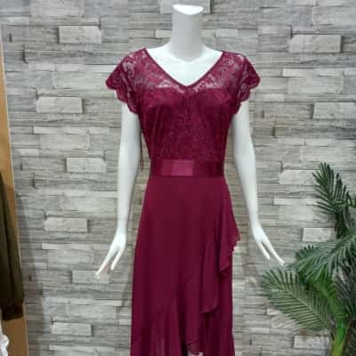  Women's miss may  Size XXXL Bridal Dress / Formal Dress / Maxi Dress Purple 