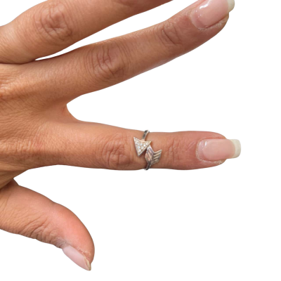  Womens Silver Ring 925