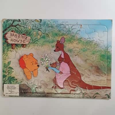 Vintage John Sands Walt Disney Winnie The Pooh In-Tray Puzzle 