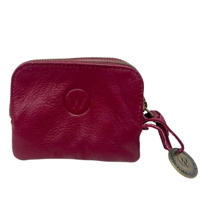Wanderer Soft Leather Maroon  Mini Wallet Card Holder 