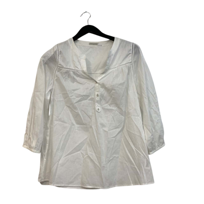 Massimo Dutti Womens  Size L White  top 