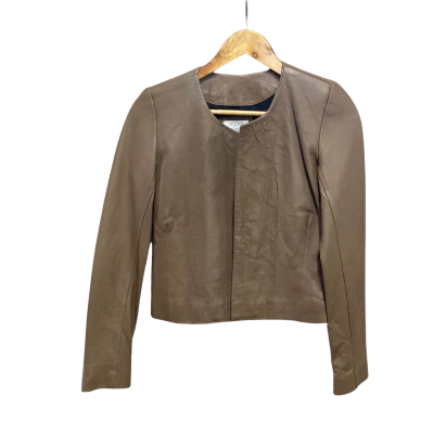 Texas Johnny Womens  Size 6 Leather Jacket Brown 