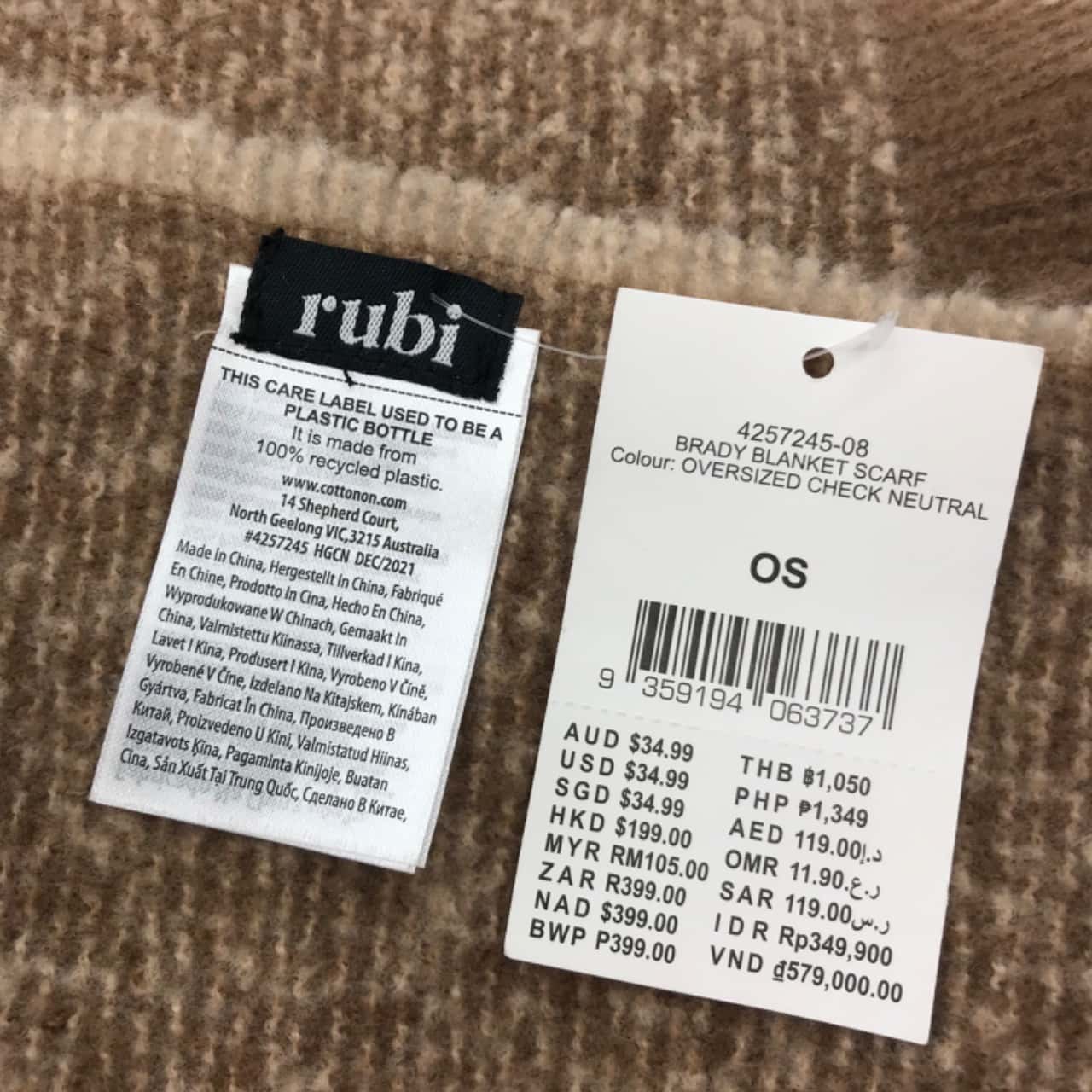 Rubi Brady Blanket Scarf(s)