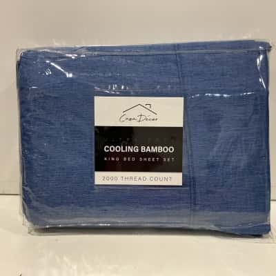 Casa Decor Cooling Bamboo King Sheet Set