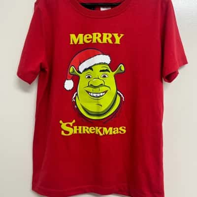  Shrek Kid's Size 10 T-Shirt - Christmas Themed