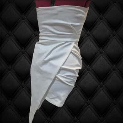 Loreta Womens  Size M Sleeveless Dress  White 