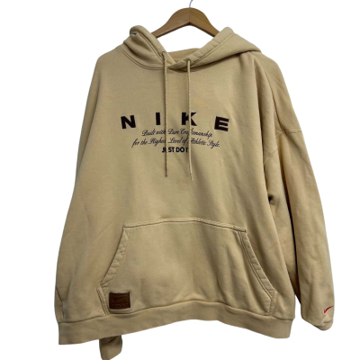 Nike Mens Size XXL Beige Hoodie  