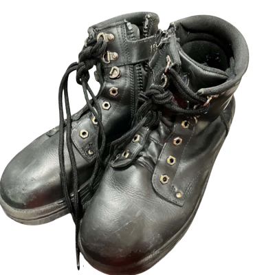 Steel Blue Mens  Size 9.5 Steelcap Boots Black  