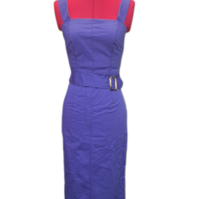 Cue Womens  Size 6 Casual Dress Blue 