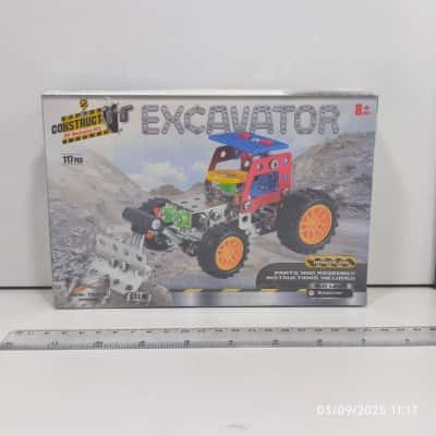 Excavator DIY Mechanical Kit Toy As New Sealed 
