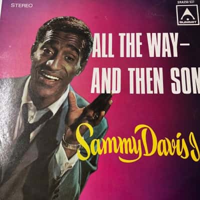 Sammy Davis Jr All the Way- And then some Vinyl Record 