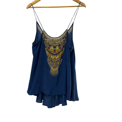 Camilla Womens Size XS Singlet Top Blue 