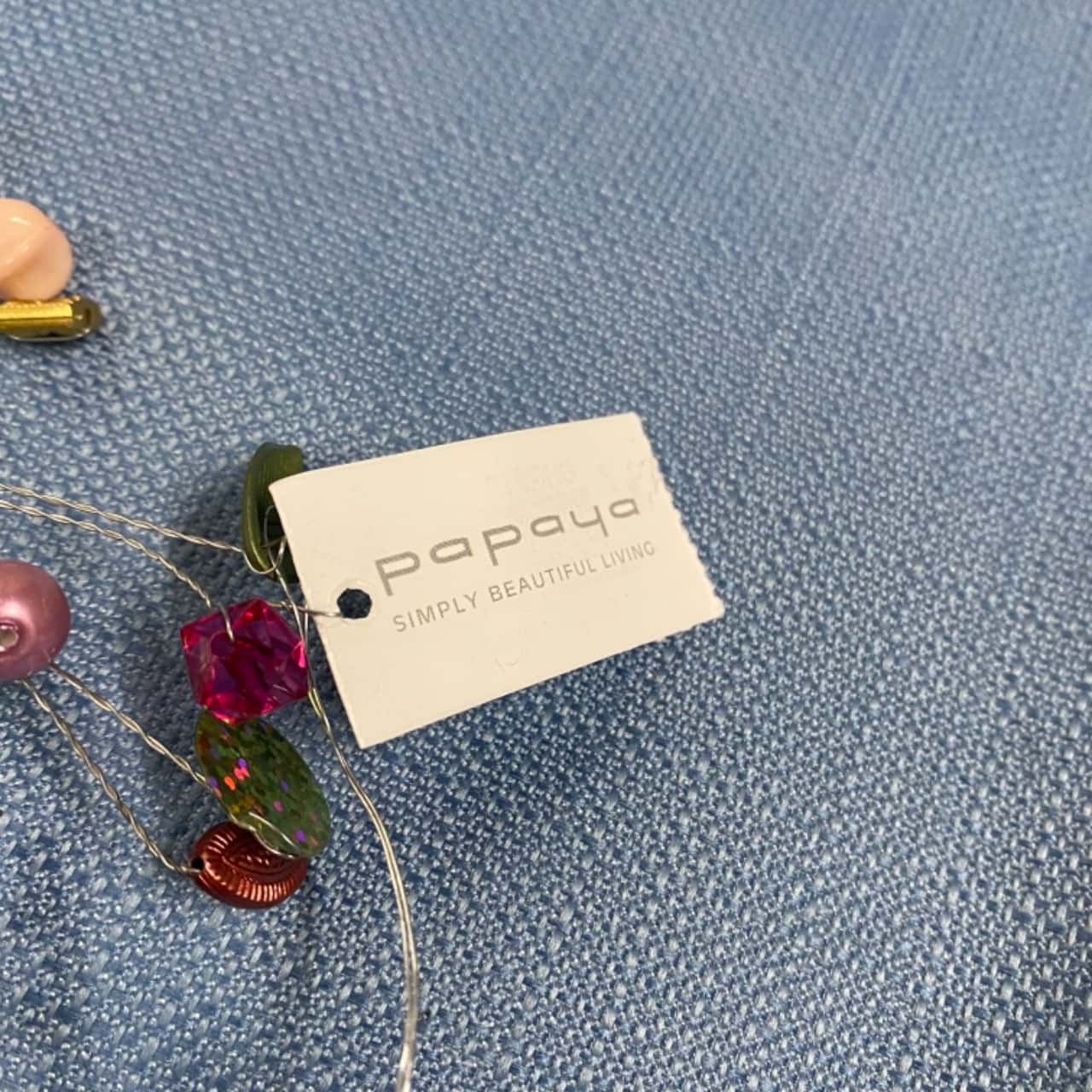 Papaya Beaded Garland Hair Crown BNWT Festival (s)