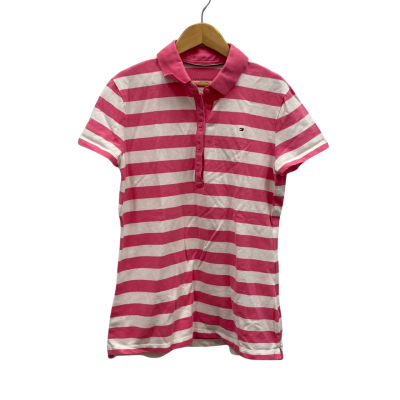 Tommy Hilfiger Women’s Tee Size S Pink  / Striped / White 